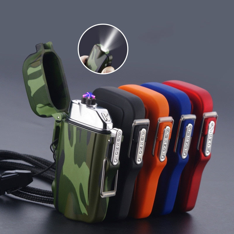 New Outdoor USB Lighter Waterproof Rechargeable