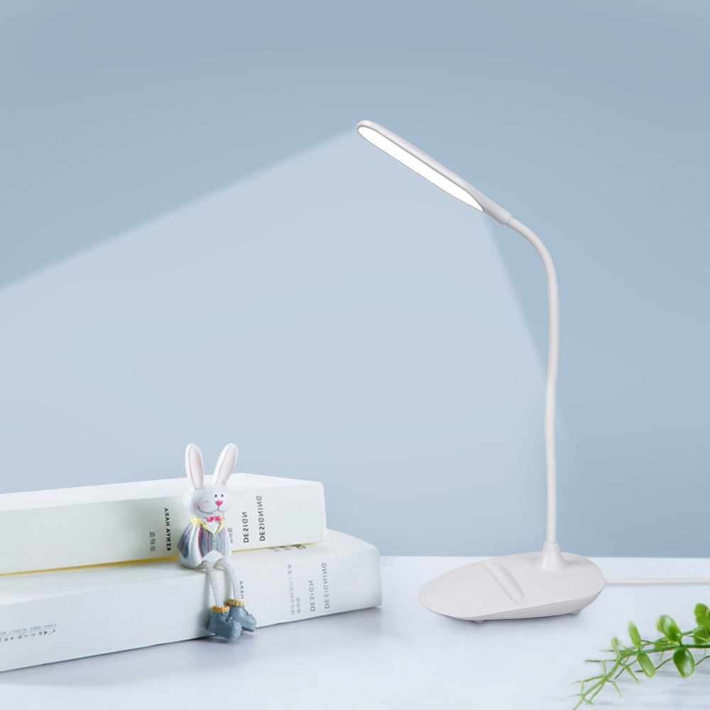 LED Desk Lamp Touch Control 3 Modes Brightness Eye-caring