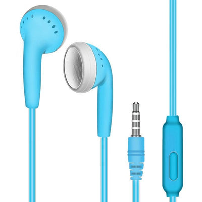 In-ear Flat Earphone With Wired Noise Reduction