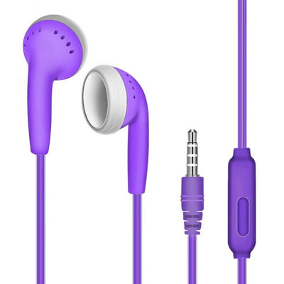 In-ear Flat Earphone With Wired Noise Reduction