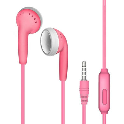 In-ear Flat Earphone With Wired Noise Reduction