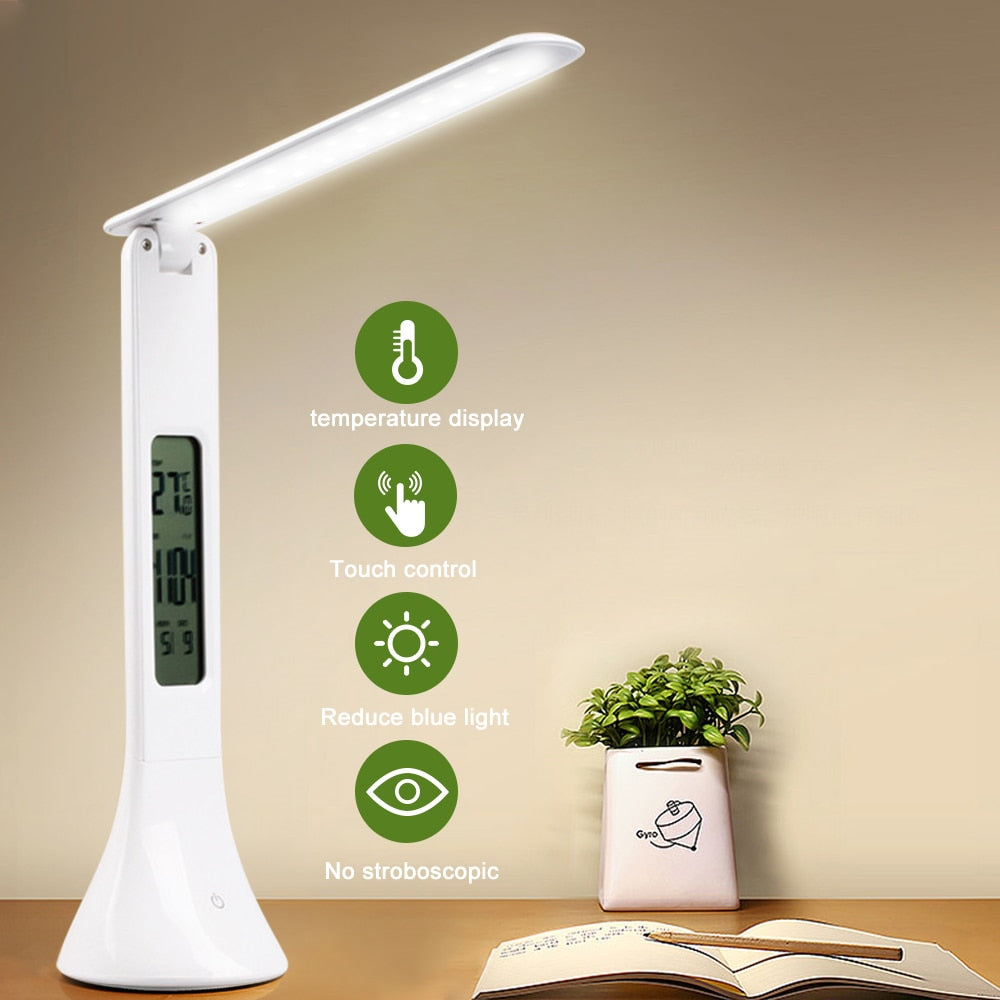 LED Desk Lamp Foldable Dimmable Touch