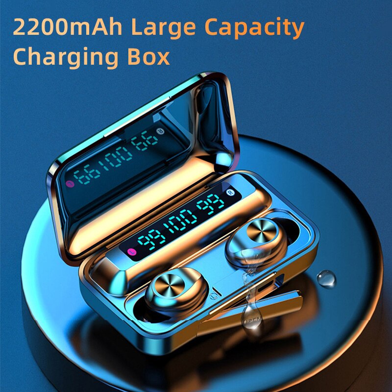 Bluetooth V5.0 Earphones Wireless Headphones With Microphone