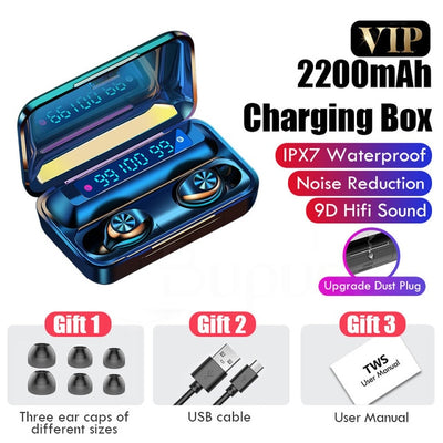 Bluetooth V5.0 Earphones Wireless Headphones With Microphone