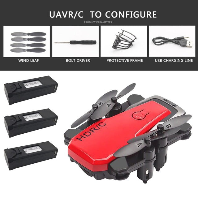 D2 Mini Folding Drone Remote Control Aircraft