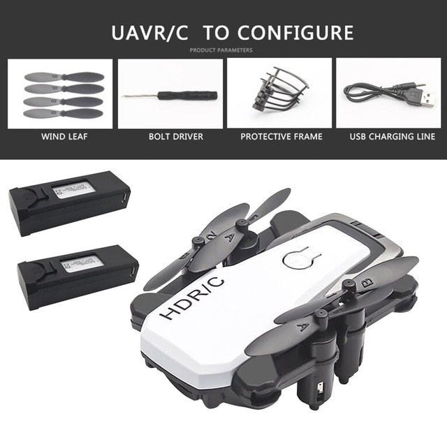D2 Mini Folding Drone Remote Control Aircraft