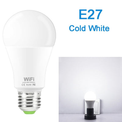 Dimmable 15W B22 E27 WiFi Smart Light Bulb LED