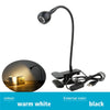 USB Power Supply Desk Lamp with Clip Holder