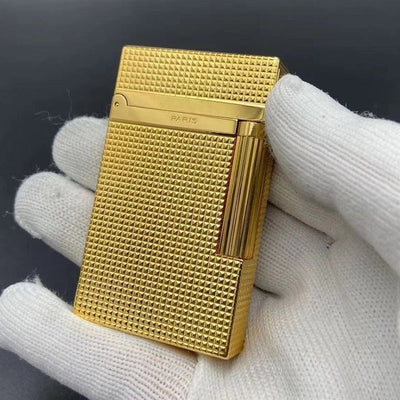 100% New vintage dupont Bright Sound gas lighter windproof