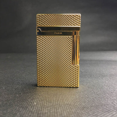 100% New vintage dupont Bright Sound gas lighter windproof