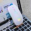 Rechargeable Mouse Wireless Silent LED Backlit USB Optical