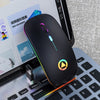 Rechargeable Mouse Wireless Silent LED Backlit USB Optical