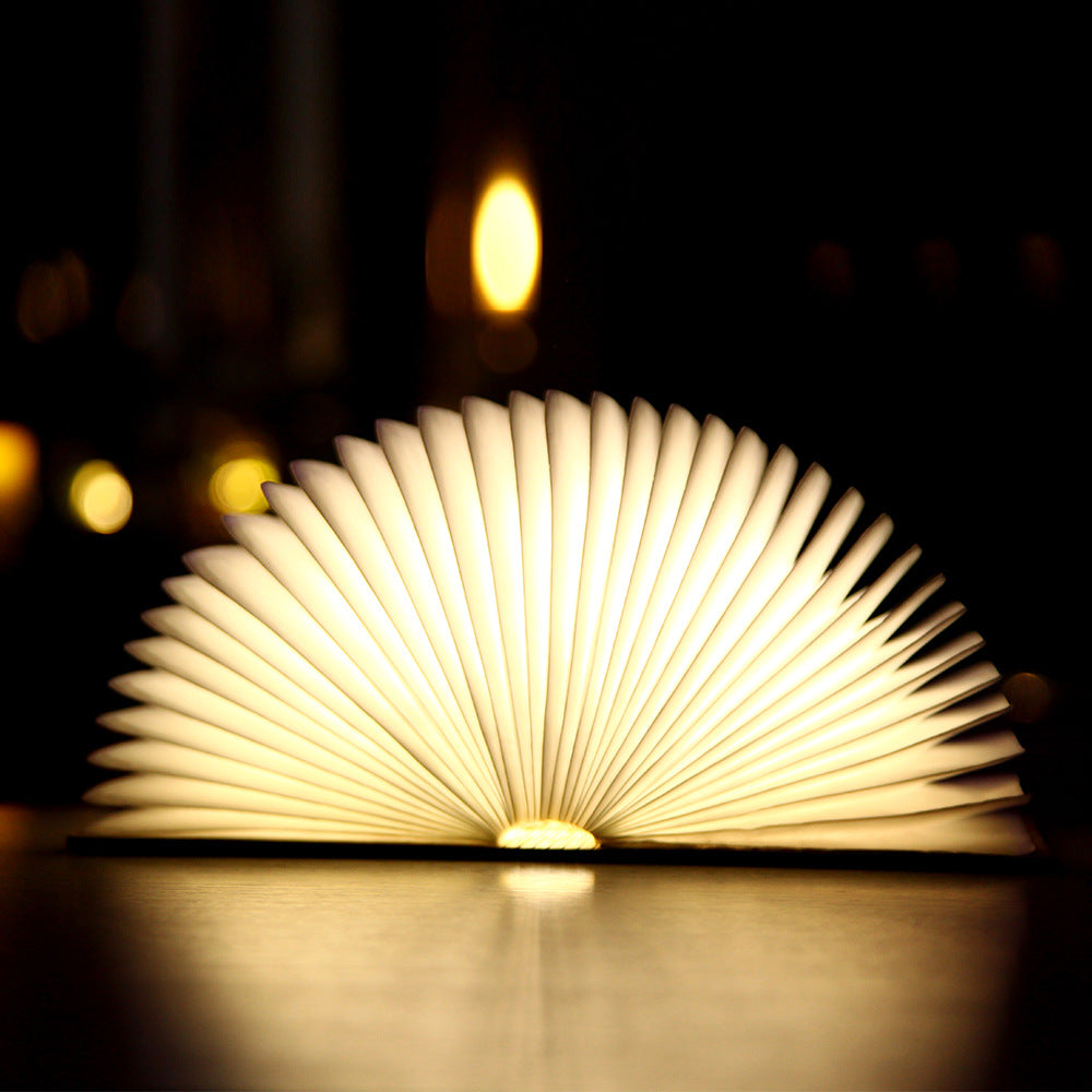 Portable USB Rechargeable LED Magnetic Book Lamp