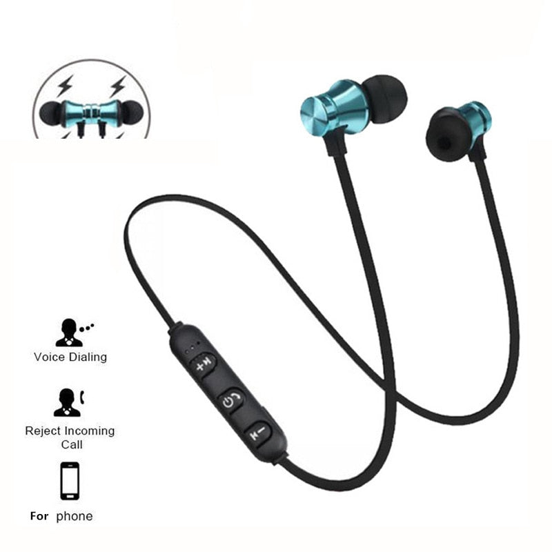 Sports magnet Stereo Bluetooth Earphone
