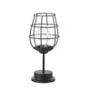 Retro Iron Winebottle Art Minimalist Hollow Table Lamp