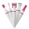 Multi function electric epilator 5 in 1 woman face underarm  female eyebrow trimmer