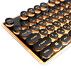 Gaming Keyboard Retro Round Glowing Keycap