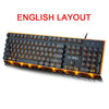 Gaming Keyboard Retro Round Glowing Keycap
