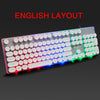 Gaming Keyboard Retro Round Glowing Keycap