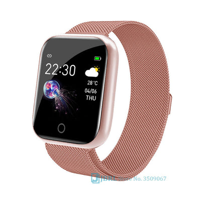Fashion Stainless Steel Smart Watch for Women and Men
