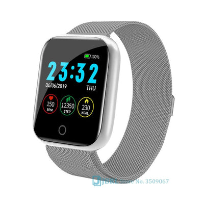 Fashion Stainless Steel Smart Watch for Women and Men