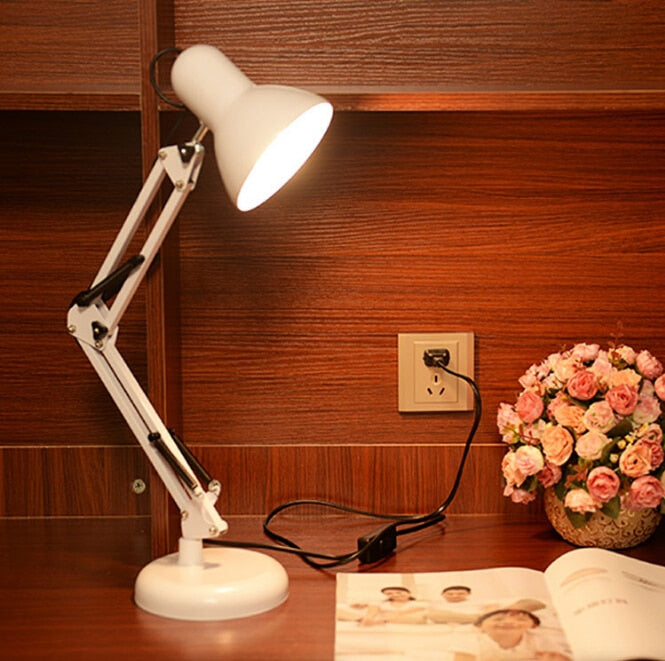 Long Swing Arm adjustable classic desk Lamps