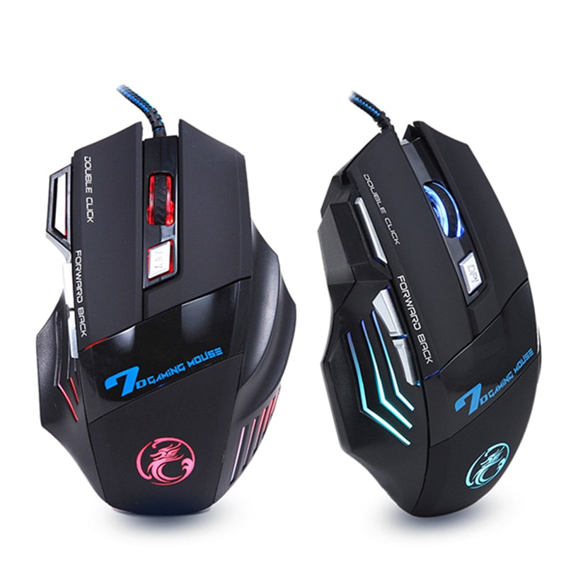 Wired Gaming Mouse 7 Button LED